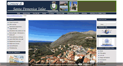 Desktop Screenshot of comune.santadomenicatalao.cs.it